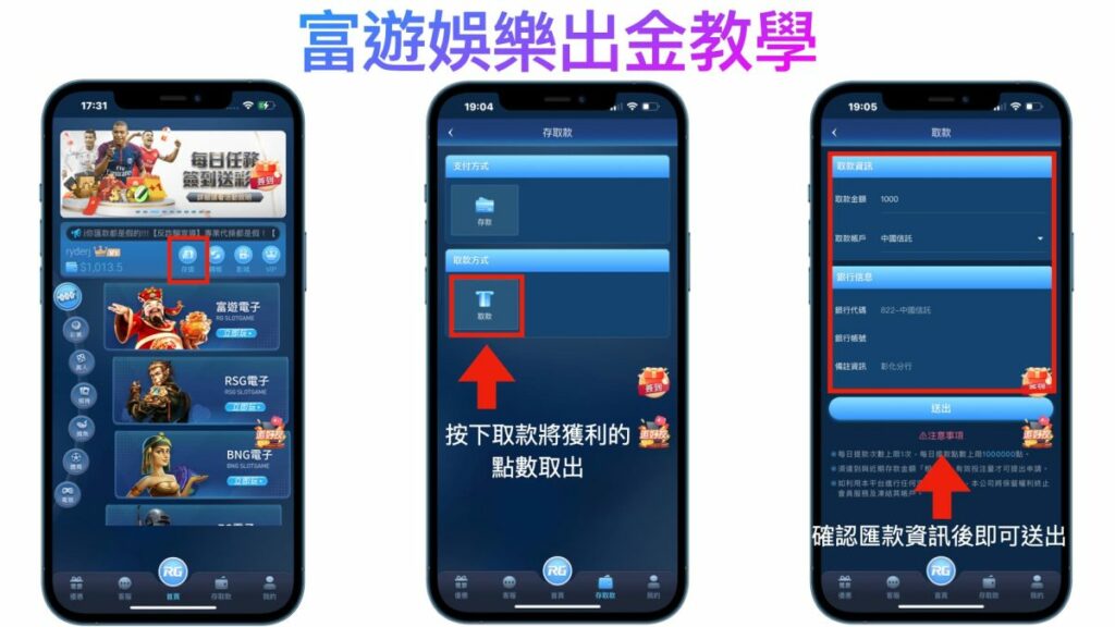 3A娛樂城出金